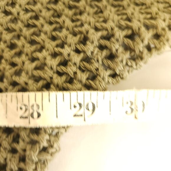 VTG NWT Faded Glory Womens Small Green Open Knit Open Front Cardigan Sweater - Picture 5 of 7